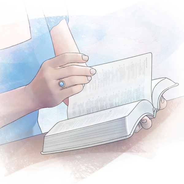 Жінка читає Біблію