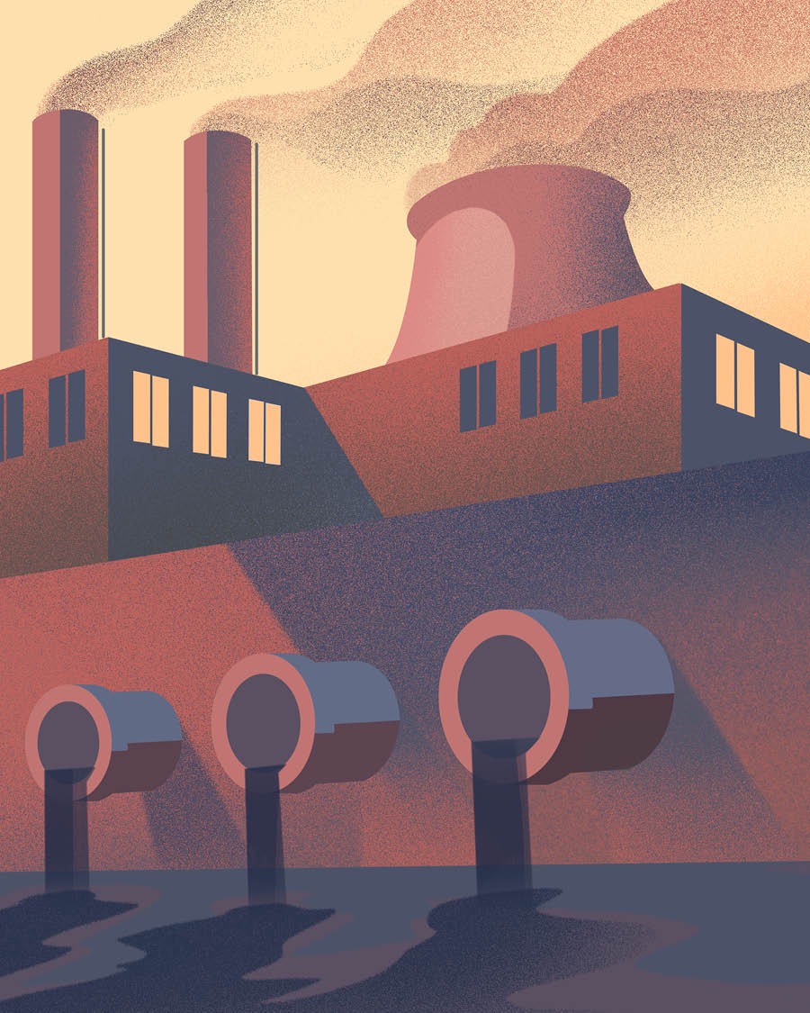 Забруднені повітря і вода