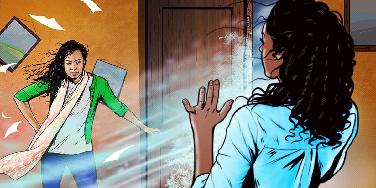 В теплу кімнату впускають морозне повітря