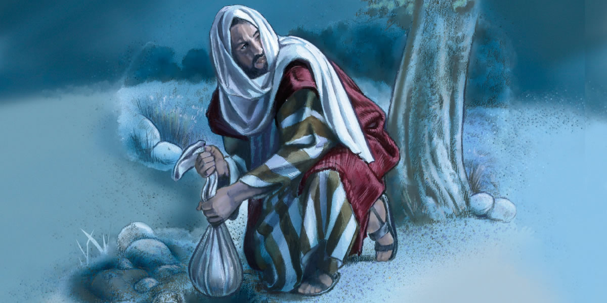 Раб закопує гроші в землю