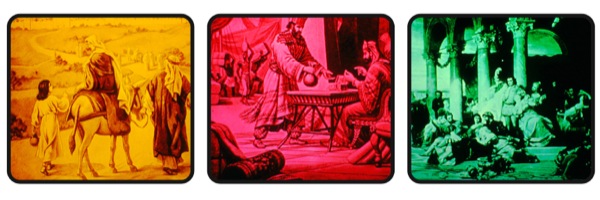 Кольорові слайди з «Драми Еврика»