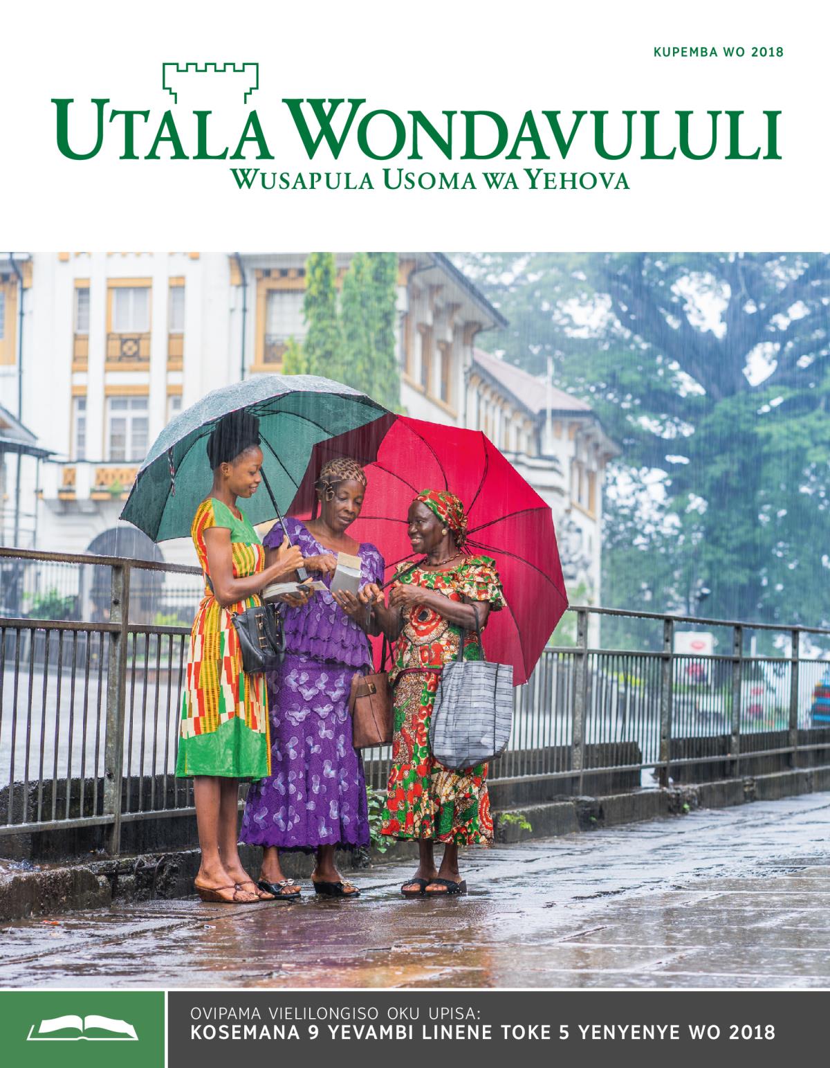 Utala Wondavululi, wa Kupemba wo 2018