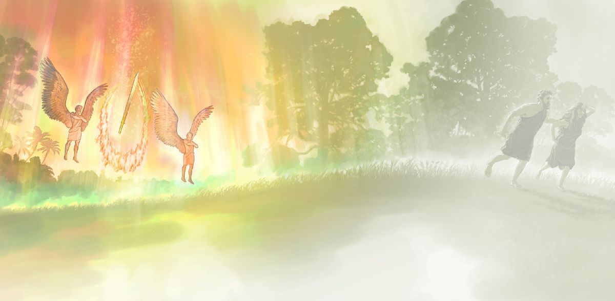 Các chê-ru-bim canh giữ cổng vườn Ê-đen