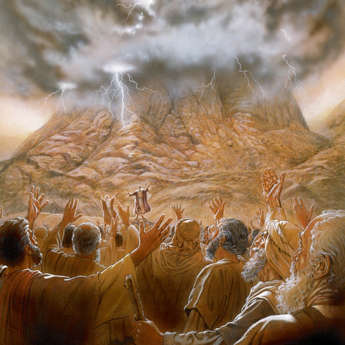 Môi-se và dân Y-sơ-ra-ên tại núi Si-nai