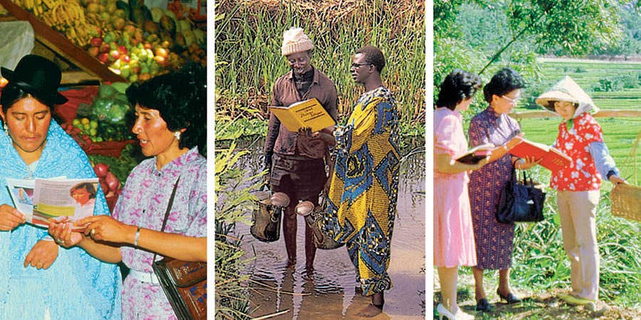 Nhân Chứng Giê-hô-va rao giảng ở Bolivia, Senegal và Đài Loan