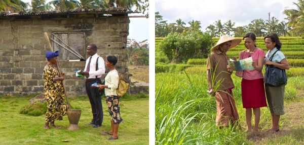 Nhân Chứng Giê-hô-va đang rao giảng