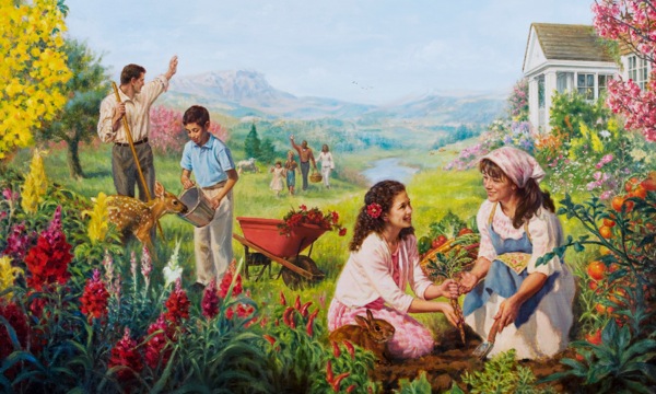 Tôi tớ trung thành của Đức Chúa Trời vui hưởng đời sống trong địa đàng