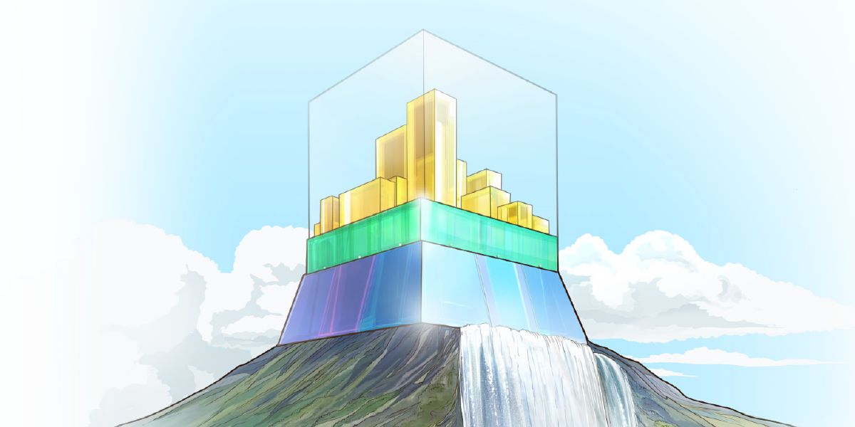 Them make the wall of New Jerusalem with jasper stone, and them build the city with pure gold wey clear like glass