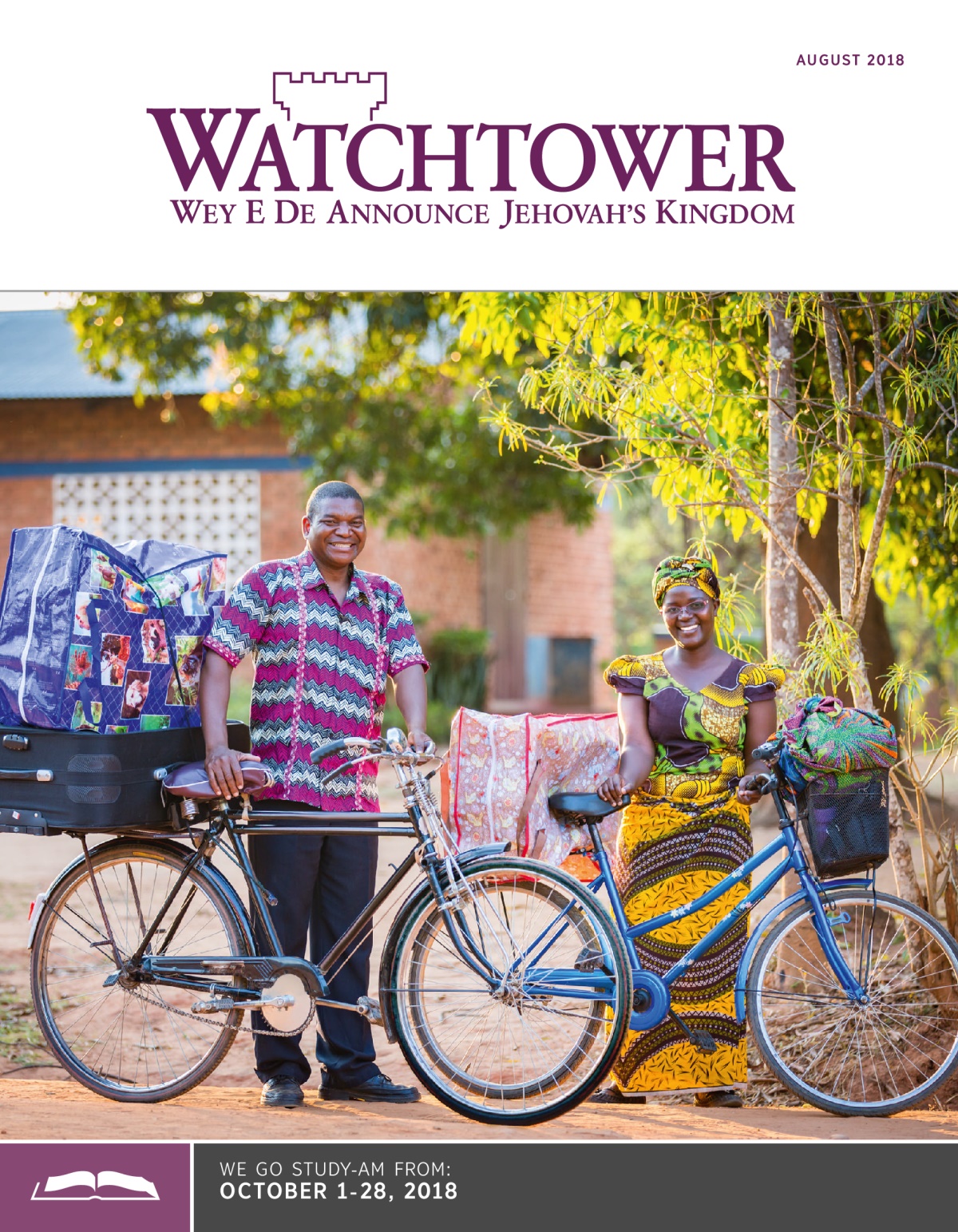 Watchtower Wey We De Study, August 2018