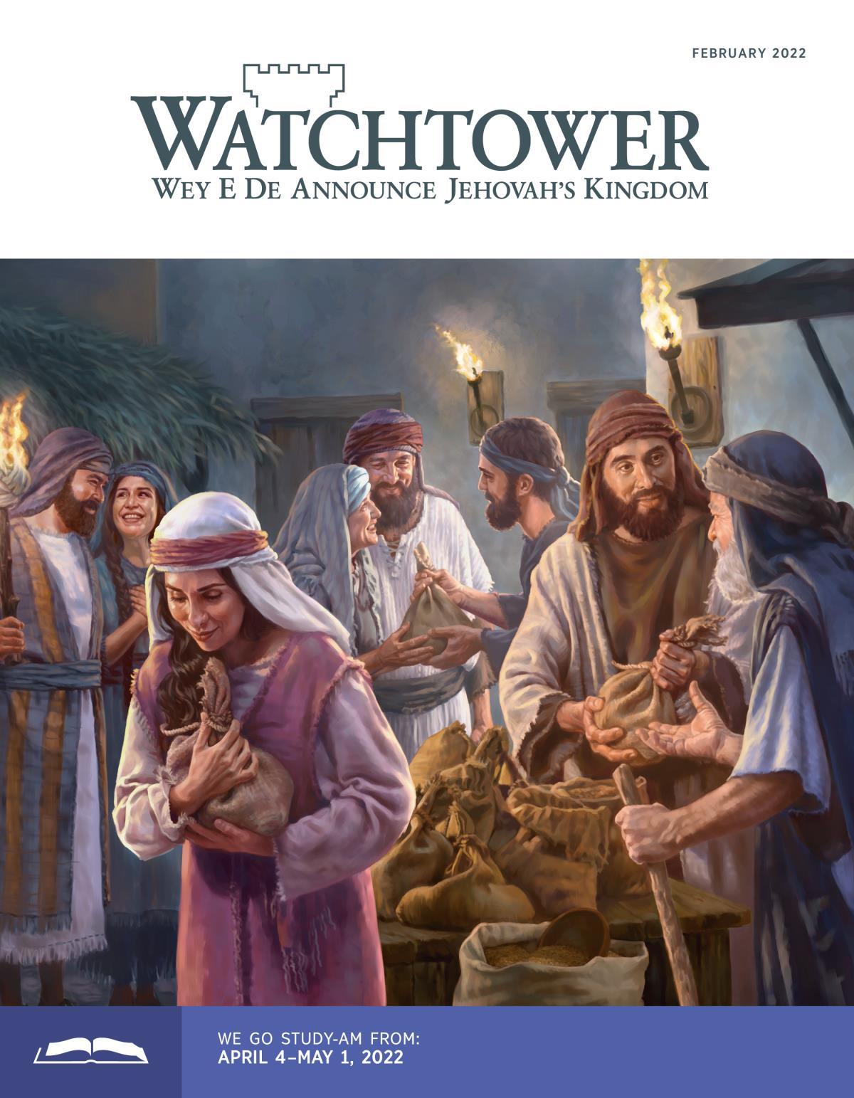 Watchtower Wey We De Study, February 2022.