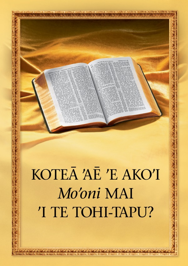 Koteā ʼAē ʼe Akoʼi Moʼoni Mai ʼi Te Tohi-Tapu?