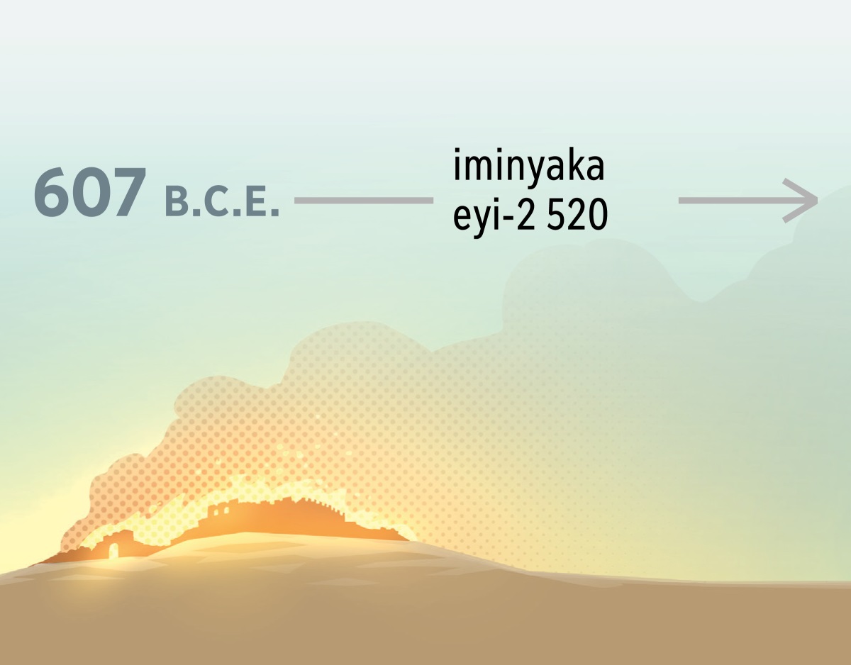 Umlilo utshabalalisa iYerusalem ngo-607 B.C.E. Emva koko, kuphela iminyaka eyi-2 520.