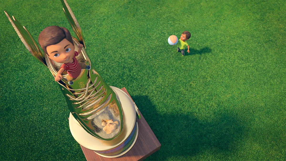 Kaleba mitsangana amy farany an̈abo amy lakopy, fa kamaradiny ndraiky mitsangana ambany arỳ.