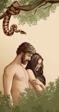 Yaan Adam nge Efa u lan fagi Milay’ nu Eden ni bay fare porchoyog u toobrow
