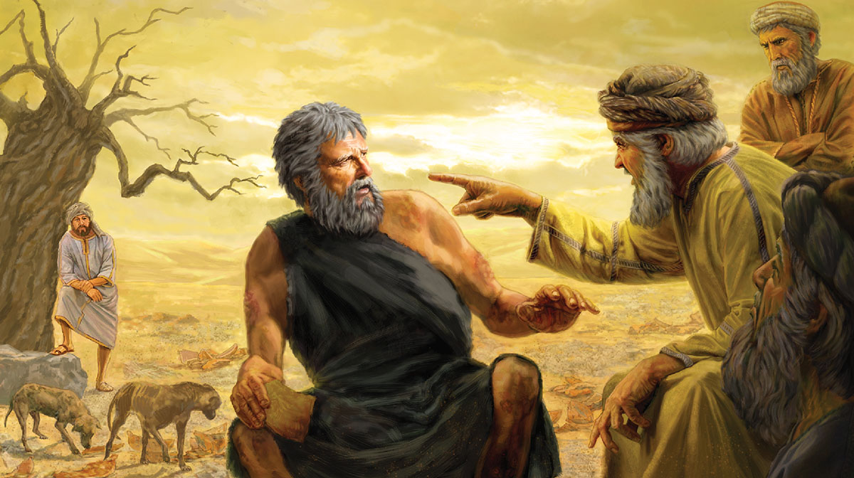 Jóòbù ò gba ohun tí Élífásì sọ fún un; Bílídádì, Sófárì àti Élíhù ń wò wọ́n