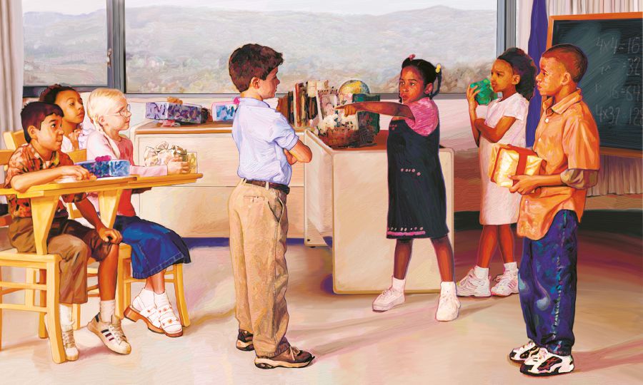 Ẹ̀rù kò ba ọmọkùnrin kan nígbà tí àwọn ọmọ kíláàsì rẹ̀ ń bi í léèrè ìdí tí kò fi ṣayẹyẹ Kérésìmesì