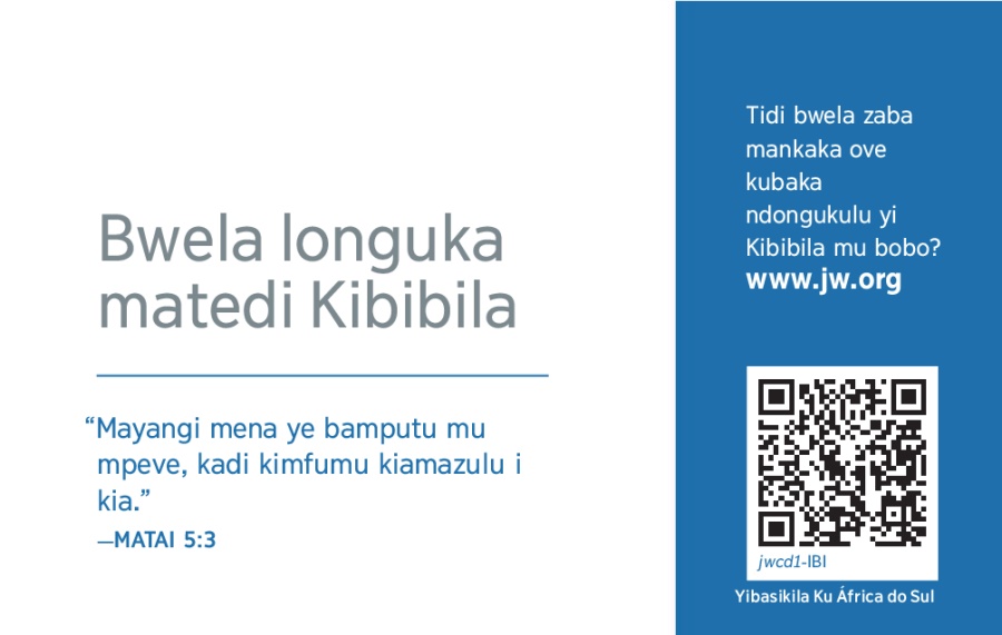 Mbusa Nkanda wu Kukotisila mutu mu Khond’itu Mayo jw.org