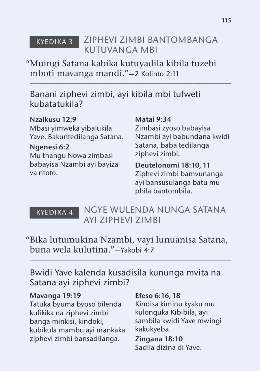 Malongi mankinza madi mu kadika kapu Mbi Kibibila Kitulonga