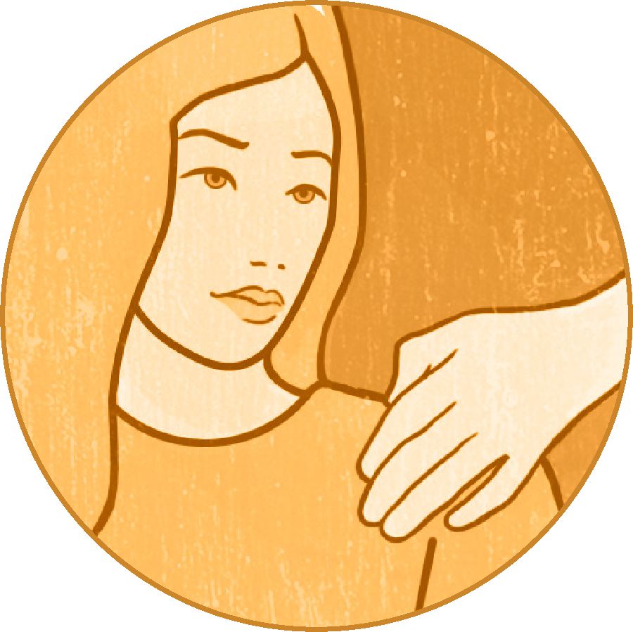 一个女孩被性骚扰