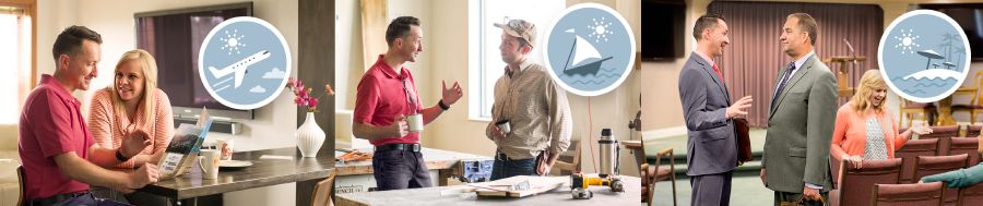 一个弟兄不管在家里、工作的地方还是聚会所都在谈旅游度假