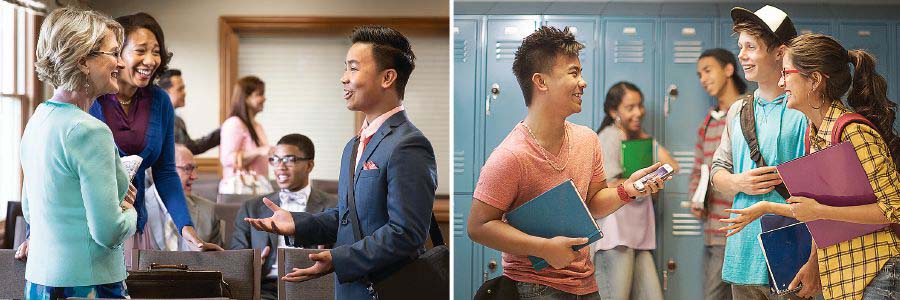 有个年轻人一边在聚会所里做上帝的朋友，一边在学校跟这个世界的人做朋友