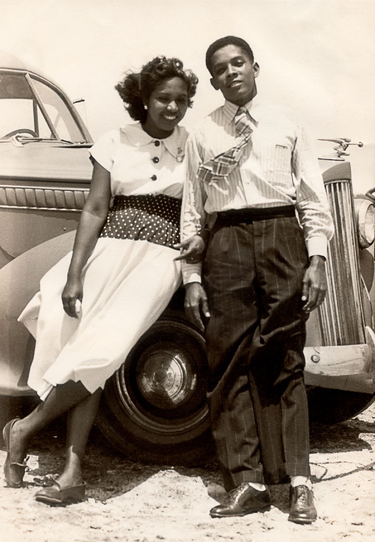 年轻时的奥莉斯和伍德沃思·米尔斯