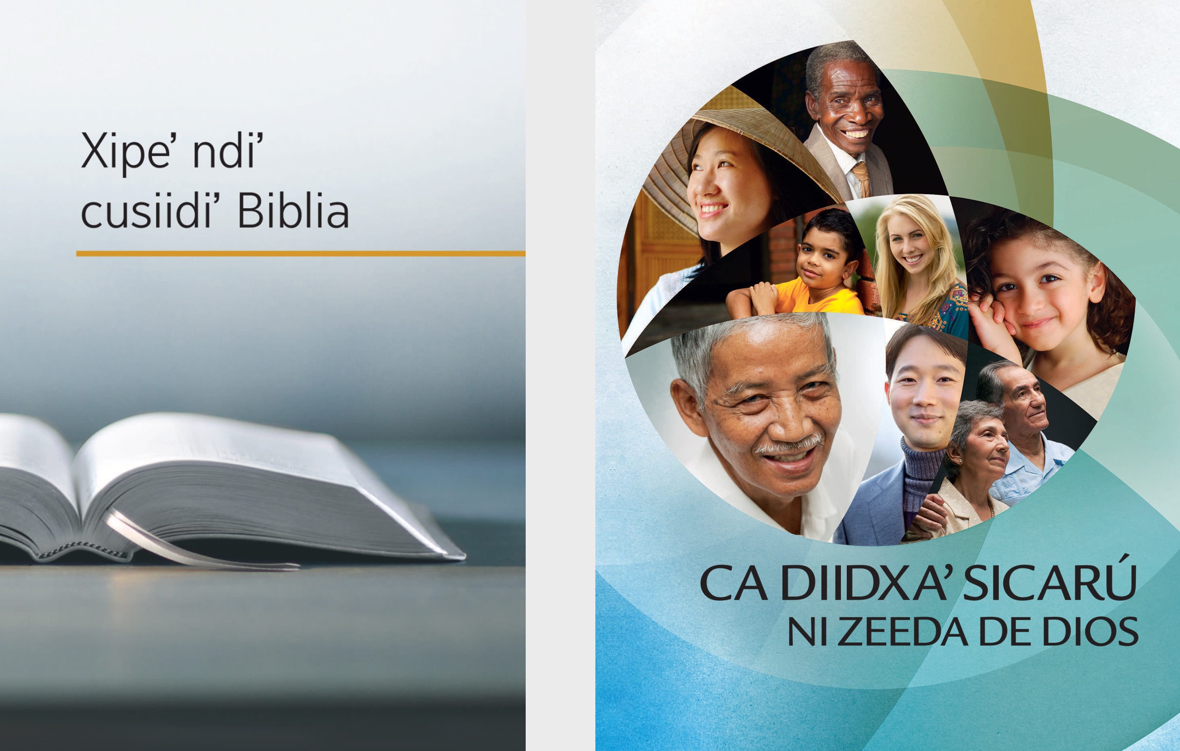 Libru Xipeʼ ndiʼ cusiidiʼ Biblia ne folletu Ca diidxaʼ sicarú ni zeeda de Dios