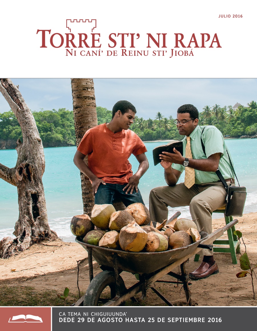 Torre stiʼ ni rapa (revista ni chiguiuundaʼ), julio 2016