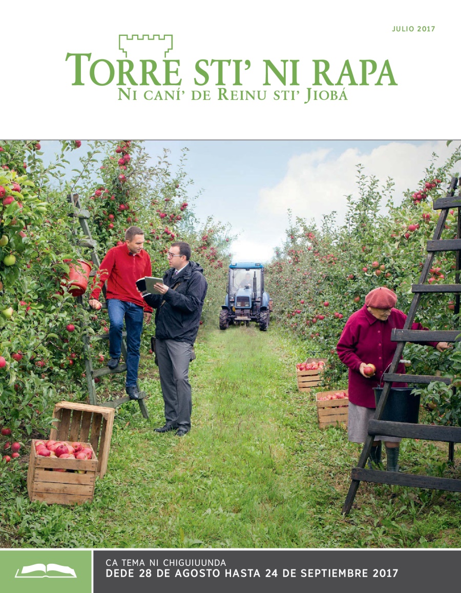 Torre stiʼ ni rapa (revista ni chiguiuunda), julio 2017