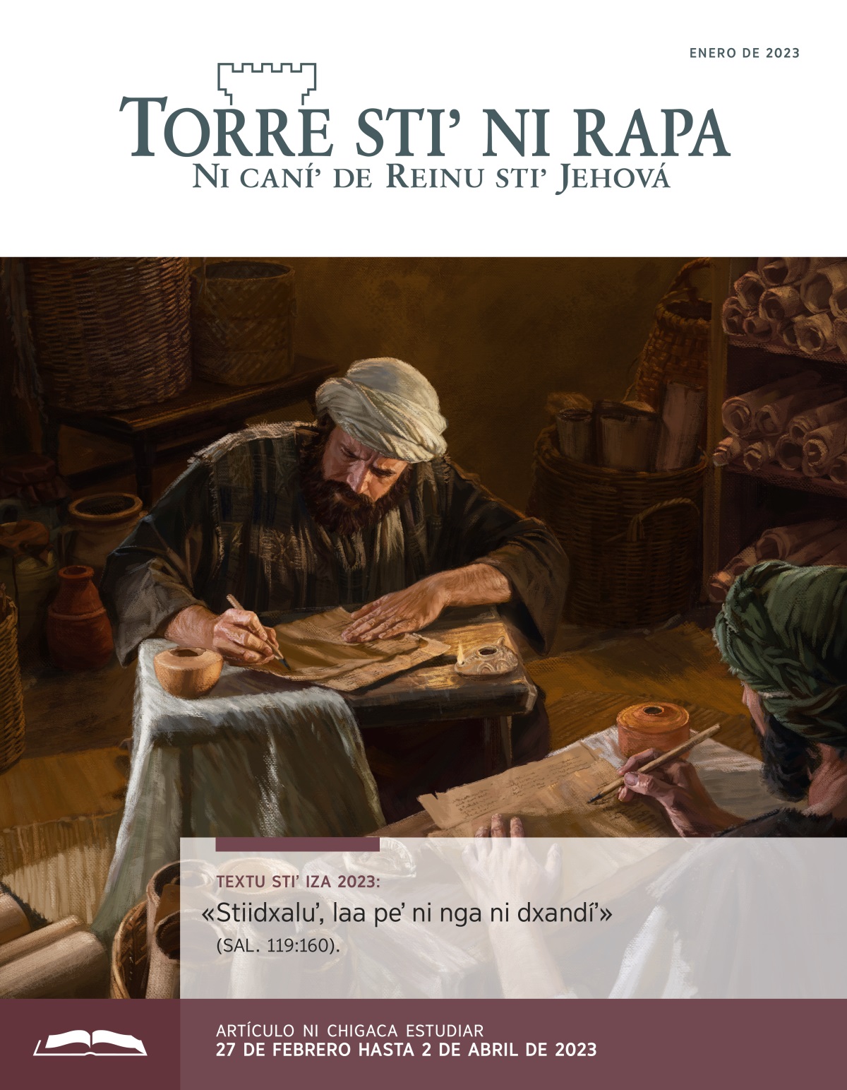 Torre stiʼ ni rapa (revista de estudiu), enero de 2023.