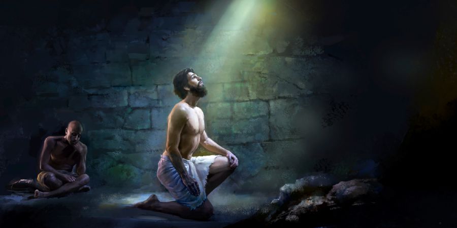 Joseph in prison
