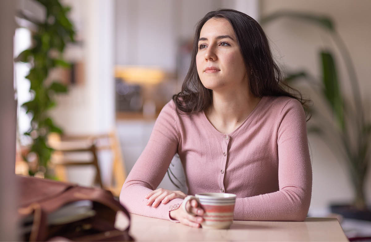 A sister meditating.
