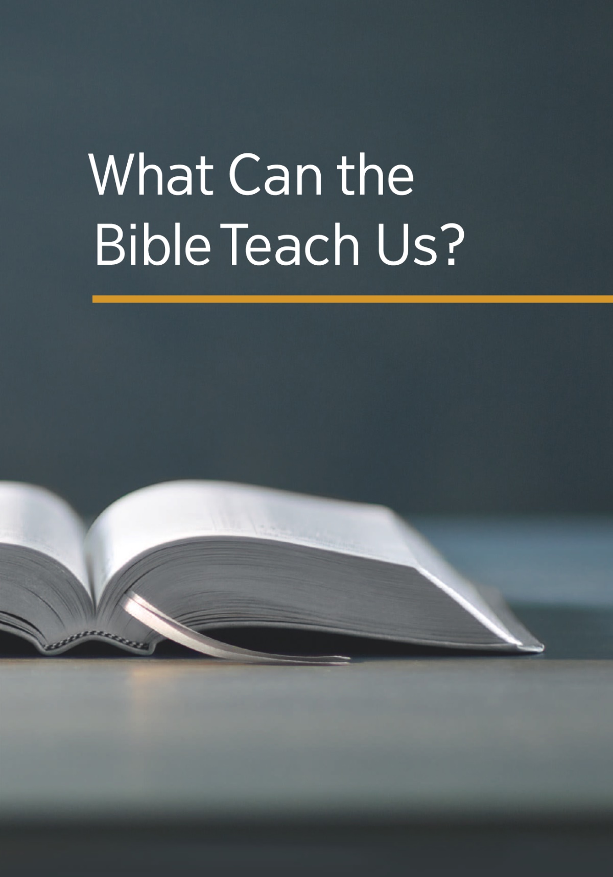 The book ‘What Can the Bible Teach Us?’ and ‘The Watchtower’ No. 3 2020.